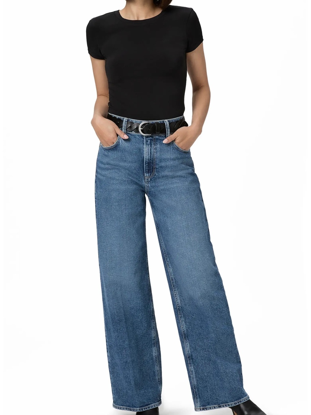 PAIGE, Sasha Wide Leg, Moonchild, 32